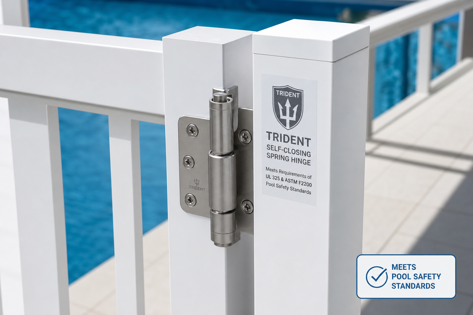 Self-closing spring hinge