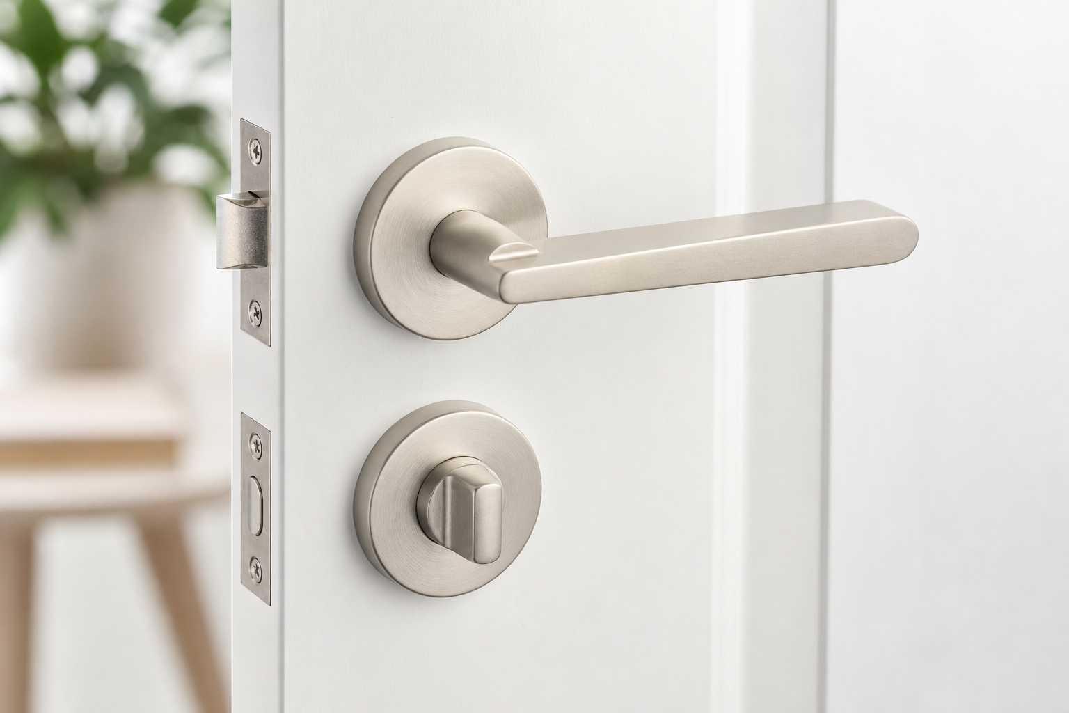 Glass door pull handle